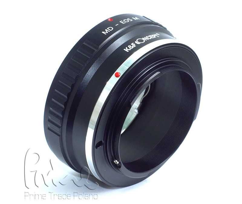 Adapter Minolta MD na EOS M EF-M K&F Concept jakość ma znaczenie