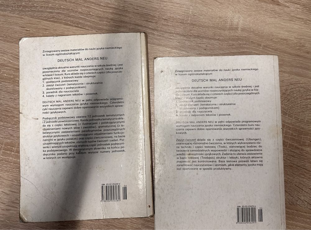 Deutsch mal anders podręcznik i ćw. do j. niemieckiego.Cena za kpl