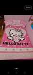 Przecudowna wielka  150x200 pikowana kapa,narzuta na łóżko Hello kitty