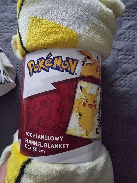 Nowa pościel bawełniana,  prześcieradło I koc pomemon