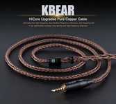 Кабель сменный для наушников KBEAR 16-ти жильный медный, 3,5мм С-pin