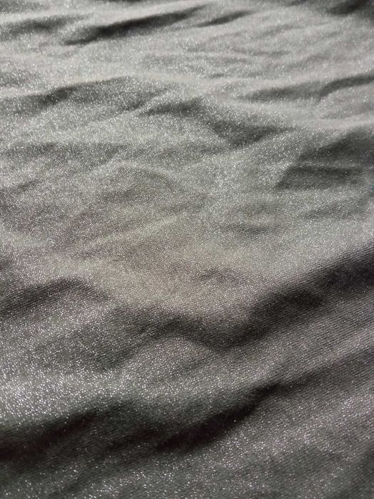 Długi kombinezon z brokatowym połyskiem khaki Mohito basic 40 L