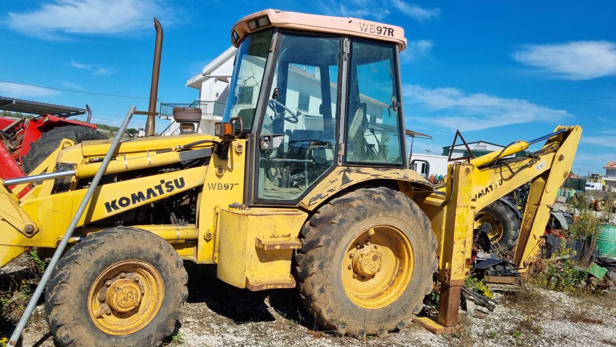 Peças Retroescavadora Fermec,Komatsu, Case,Volvo,Itachi