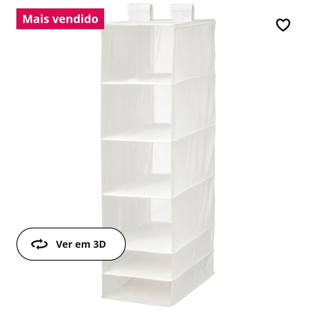 Arrumação armário SKUBB IKEA