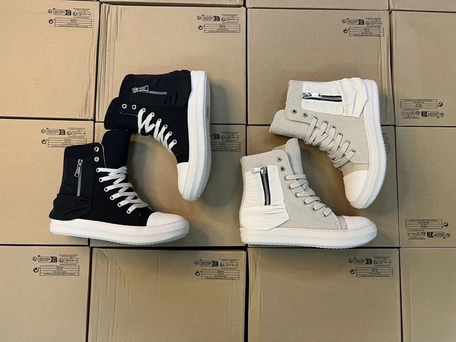 Кеды Rick Owens Ramones cargo | рик оверс рамоны