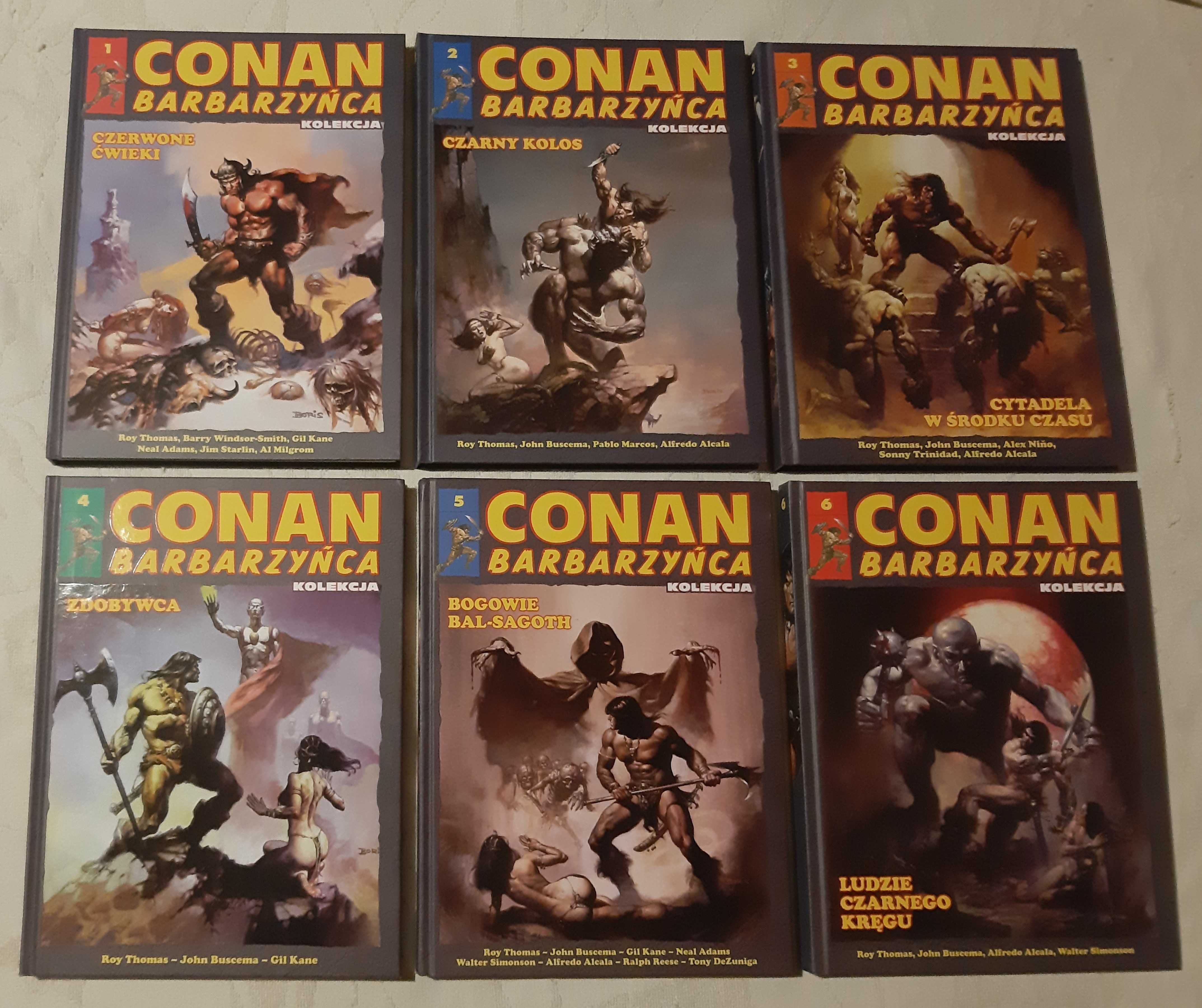 Conan Barbarzyńca Kolekcja x14 /tomy 1-8 oraz 10-14 i 29/ Hachette
