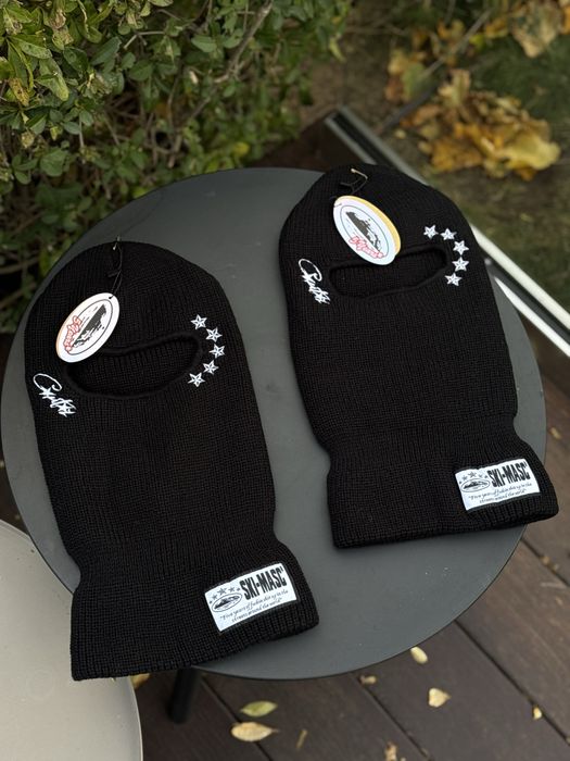 Балаклава Corteiz чоловіча чорна Снуд Кортеиз мужской Баф зимний