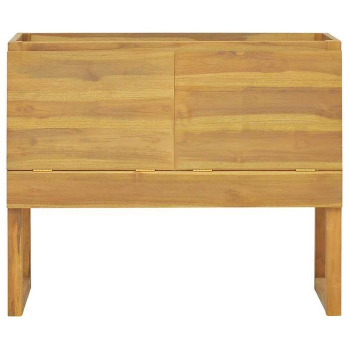 Vidaxl Szafka Łazienkowa, 90X40X75,5 Cm, Lite Drewno Tekowe