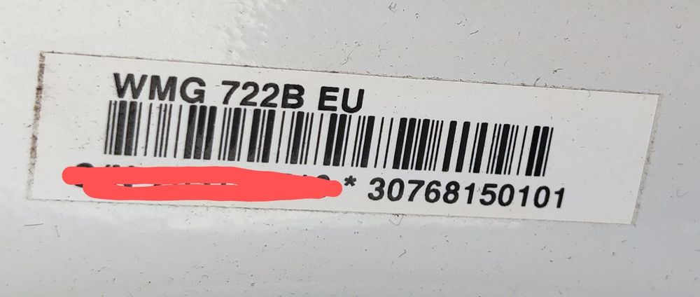 Máquina lavar roupa Hotpoint WMG 722 B