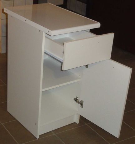 Nowa, biała szafka kuchenna stojąca (szer. 40cm)