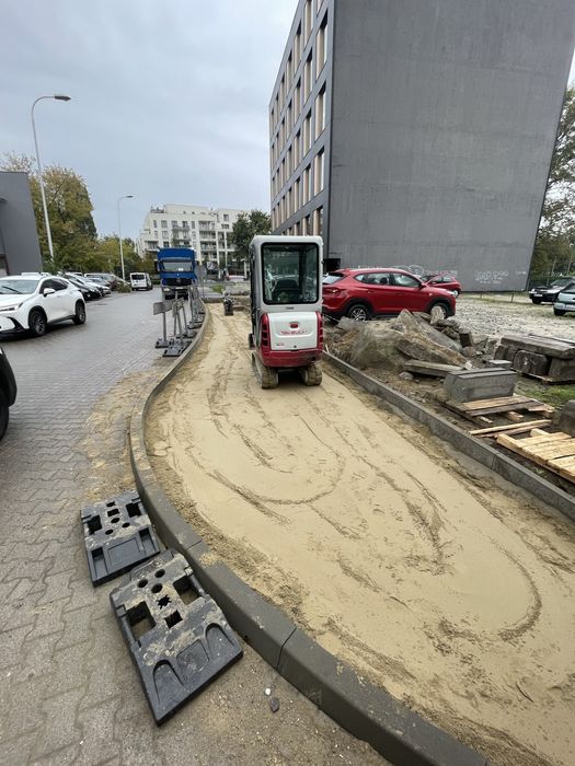 Wynajem koparki, minikoparki, usługi prace ziemne