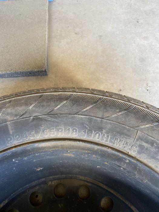 Koło zapasowe/ dojazdowe dodge durango 5x127 18” razem z windą