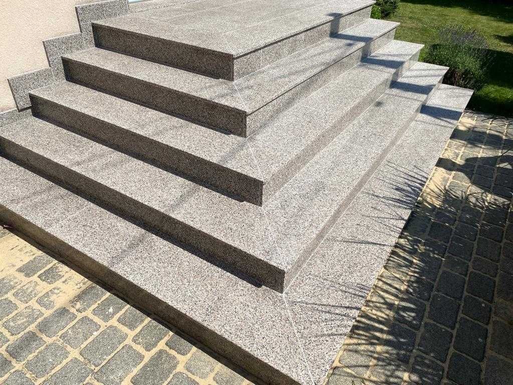 Schody Granitowe Stopnie Trepy Stopnica Płyty Kamienne Granit Kamień