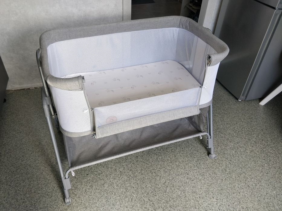Ліжко приставне Lionelo Luna Grey Concrete (LO-LUNA GREY CONCRETE)