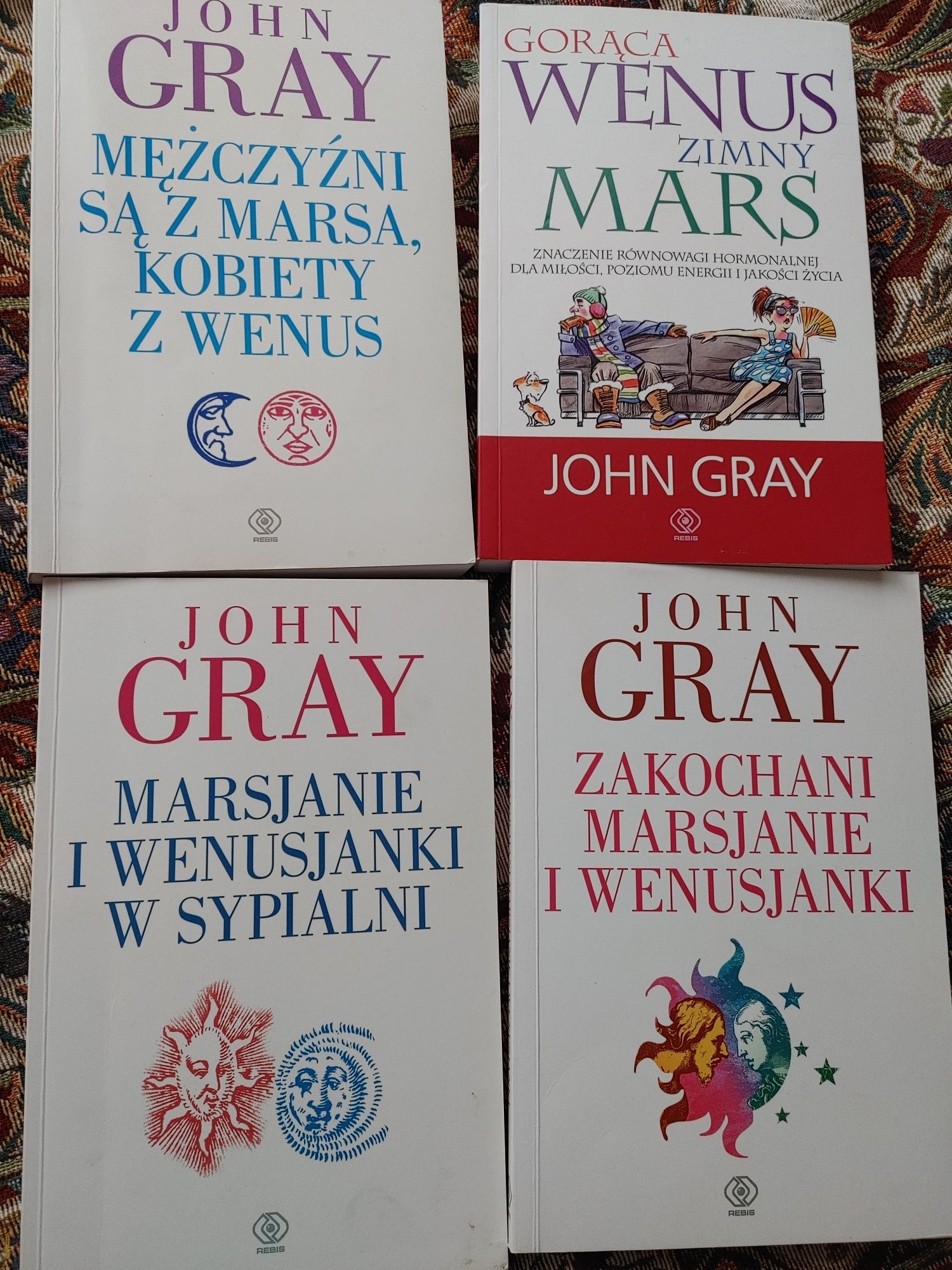 John Gray komplet Mężczyźni są z Marsa, kobiety z Wenus