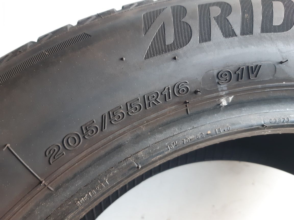 Opony letnie 205/55R16 Bridgestone 7mm montaż w cenie