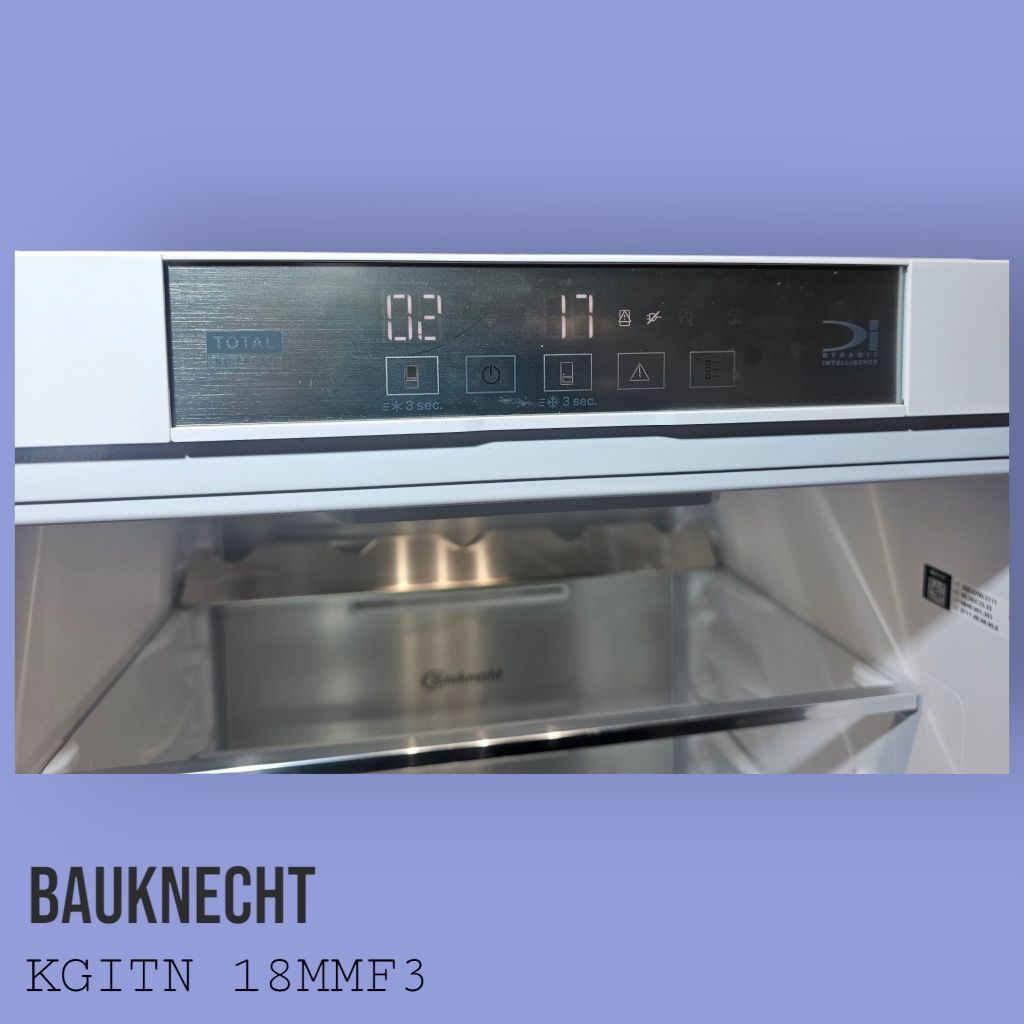 Lodówka do zabudowy 177cm Bauknecht KGITN 18MMF3 - NoFrost, LED