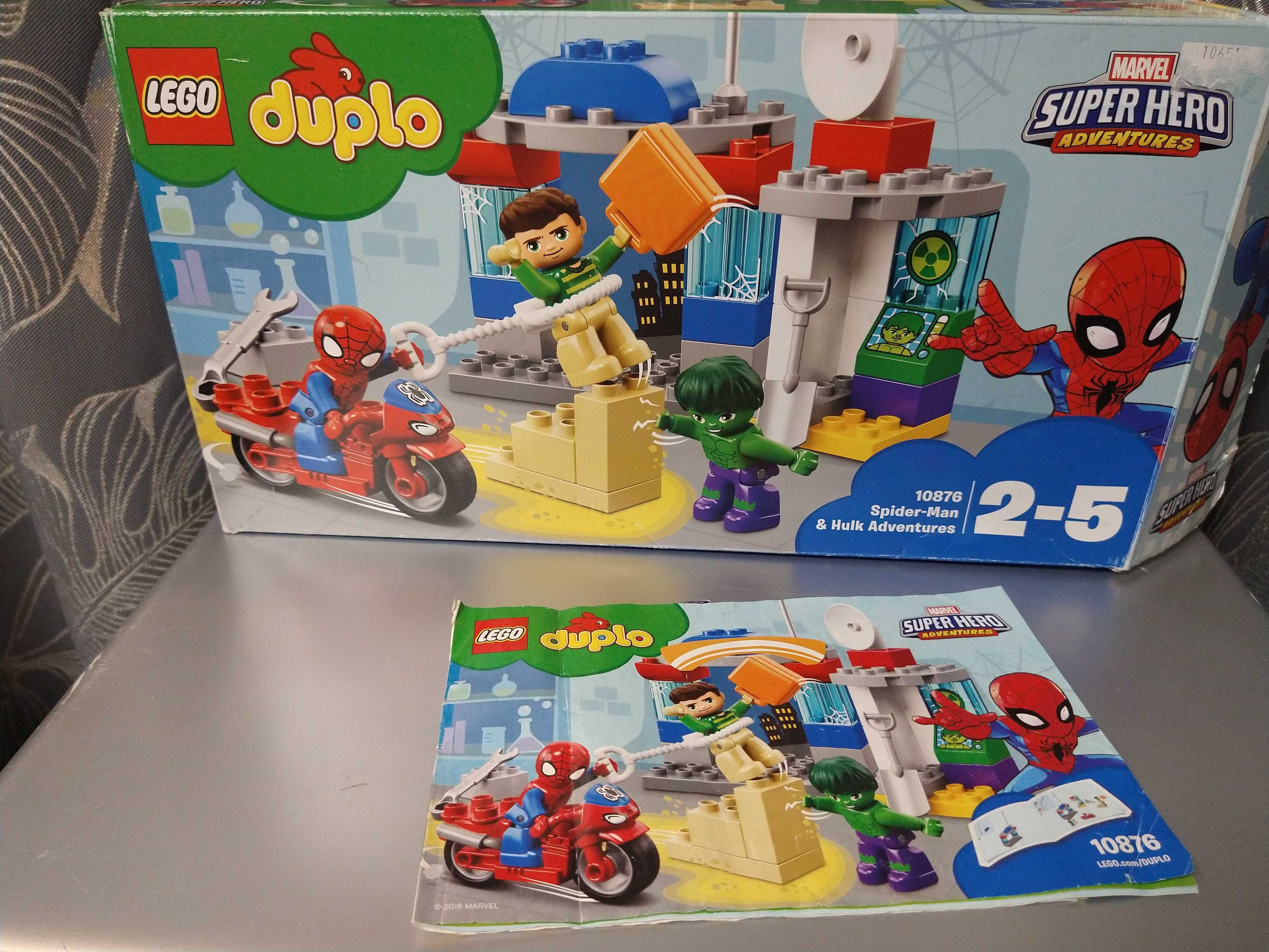 Lego 10876 DUPLO Przygody Spider-Mana i Hulka