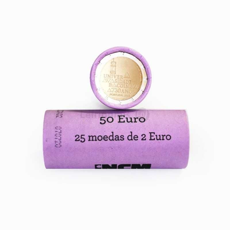 INCM / 730 Aniv. Universidade Coimbra / Rolo 2 Euros Comemorativa/2020