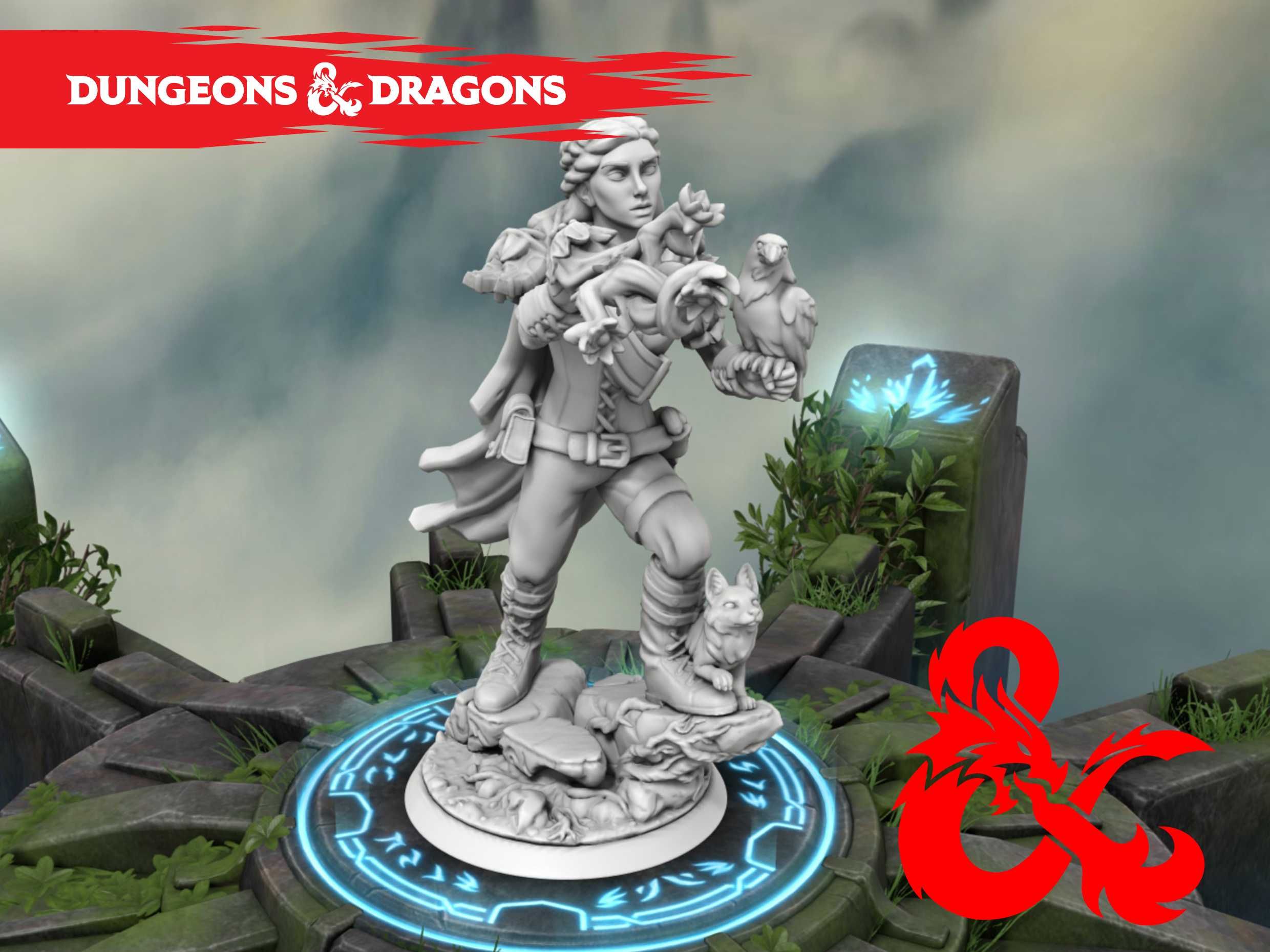 Dungeons and Dragons - Figurka Bohatera - Pani Druid