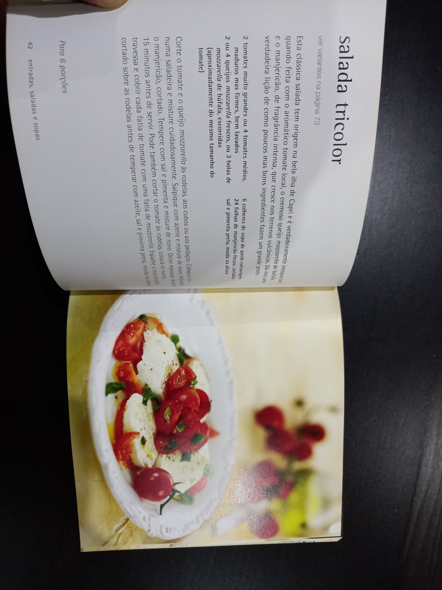 Livro "500 Pratos Italianos" - Como Novo