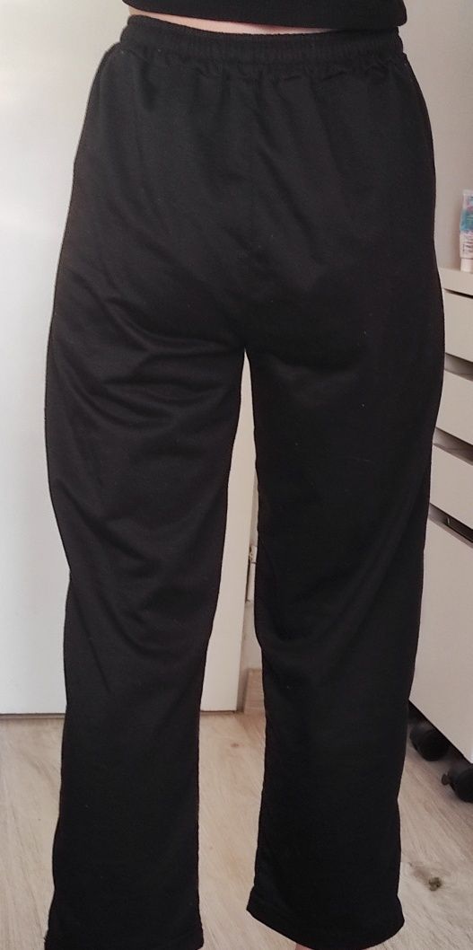 Spodnie harajuku z szeroką nogawką