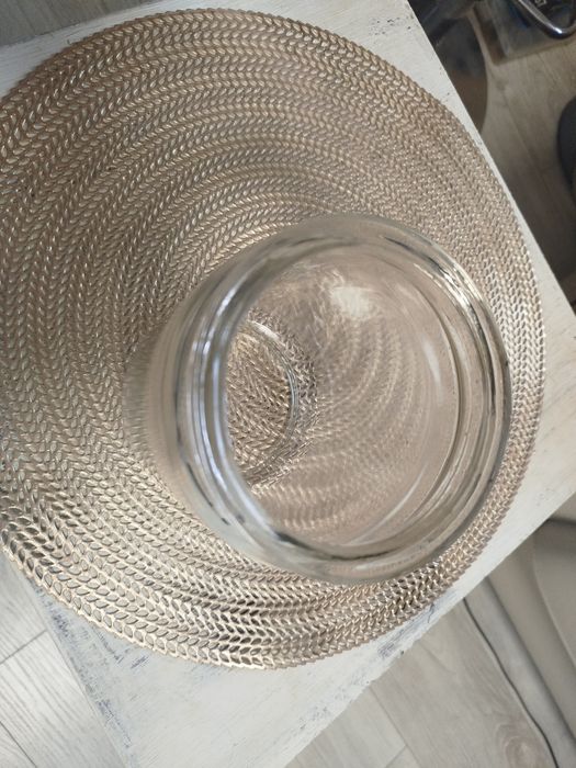 Słoik  szklany  dawnych lat  16 cm