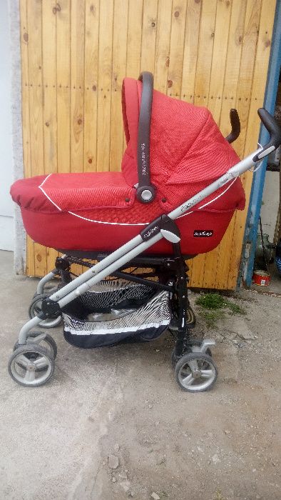 Люлька и прогулянковий блок Peg perego Pliko