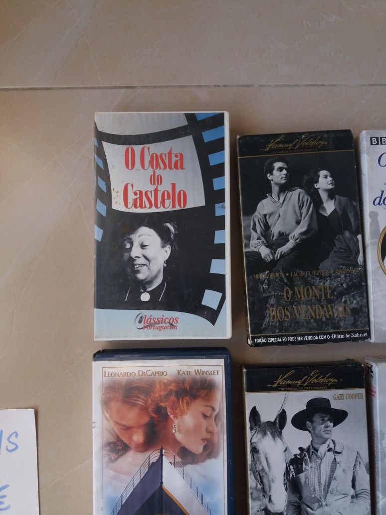 Lote de 9 cassete VHS original