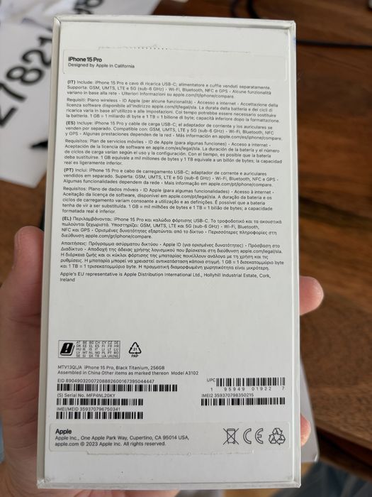 iPhone 15 pro 256 gb