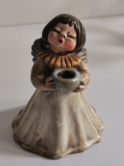 Anioł Thun Bonzen Angel. Antyk.