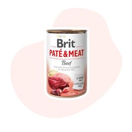 Brit Pate&Meat Beef Wołowina 6x400g Karma mokra dla psa