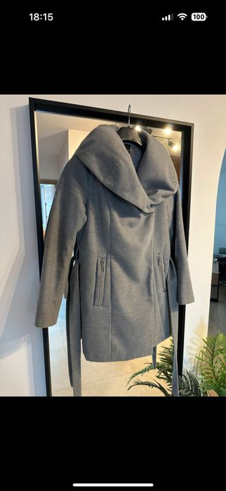 Płaszcz szary, r. 34 MOHITO