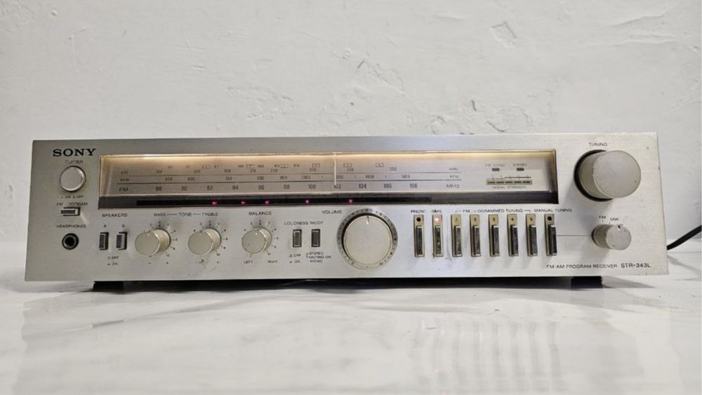 Am/Fm Stereo Amplituner Sony STR-343 L, Made in Japan.