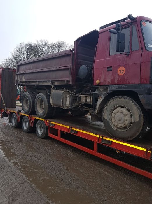 transport maszyn,koparek, transport niskopodwoziowy,laweta,niskopodwoz