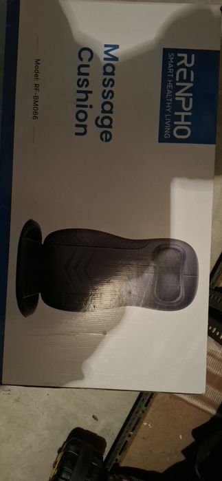 RENPHO – Mata masująca z podgrzewaniem, Shiatsu na plecy i kark – NOWA