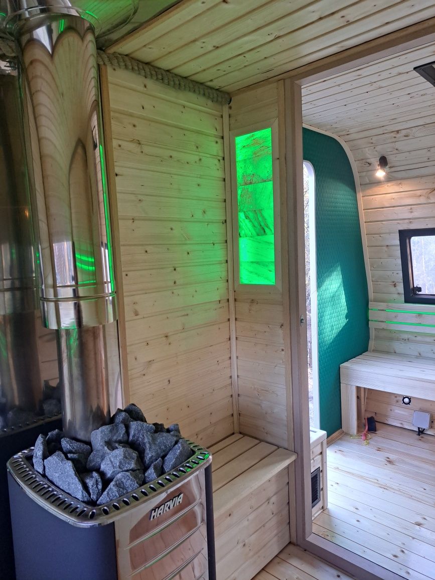 Sauna mobilna ogrodowa
