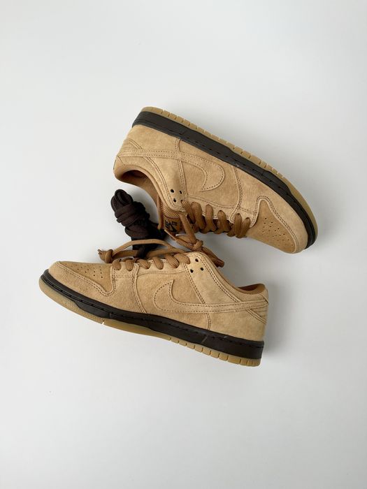 Оригинал Nike SB Dunk Low Wheat (BQ6817 204) оригинальние найк сб данк