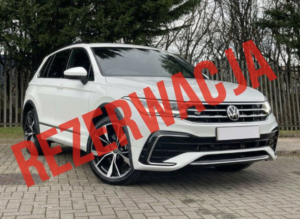 Volkswagen tiguan r-line 4motion niski przebieg , salon PL