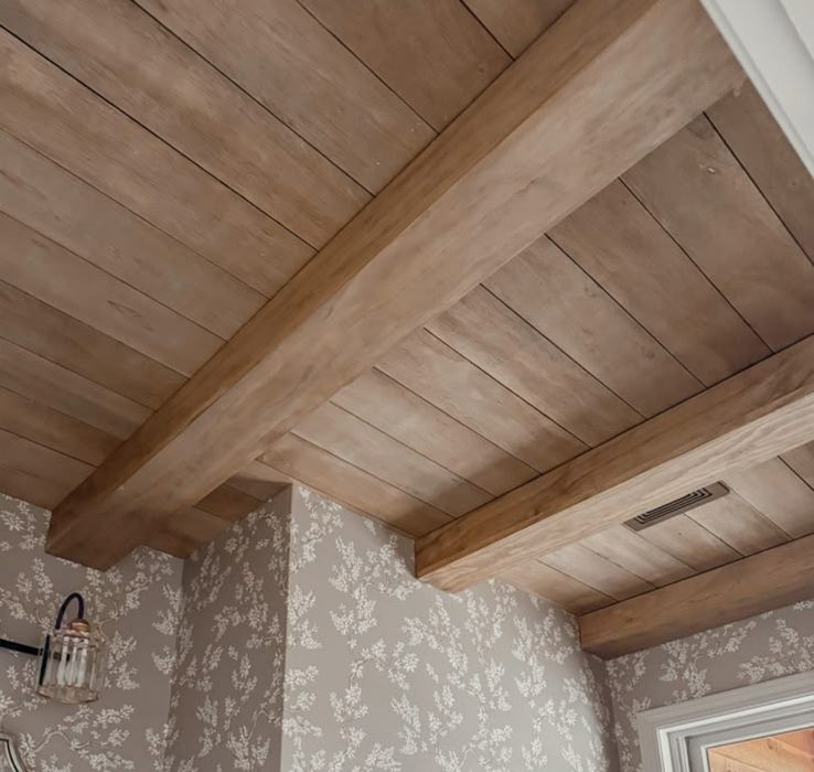 Пустотілі фальш-балки з натурального дерева Легкі та міцні дуб та хвоя