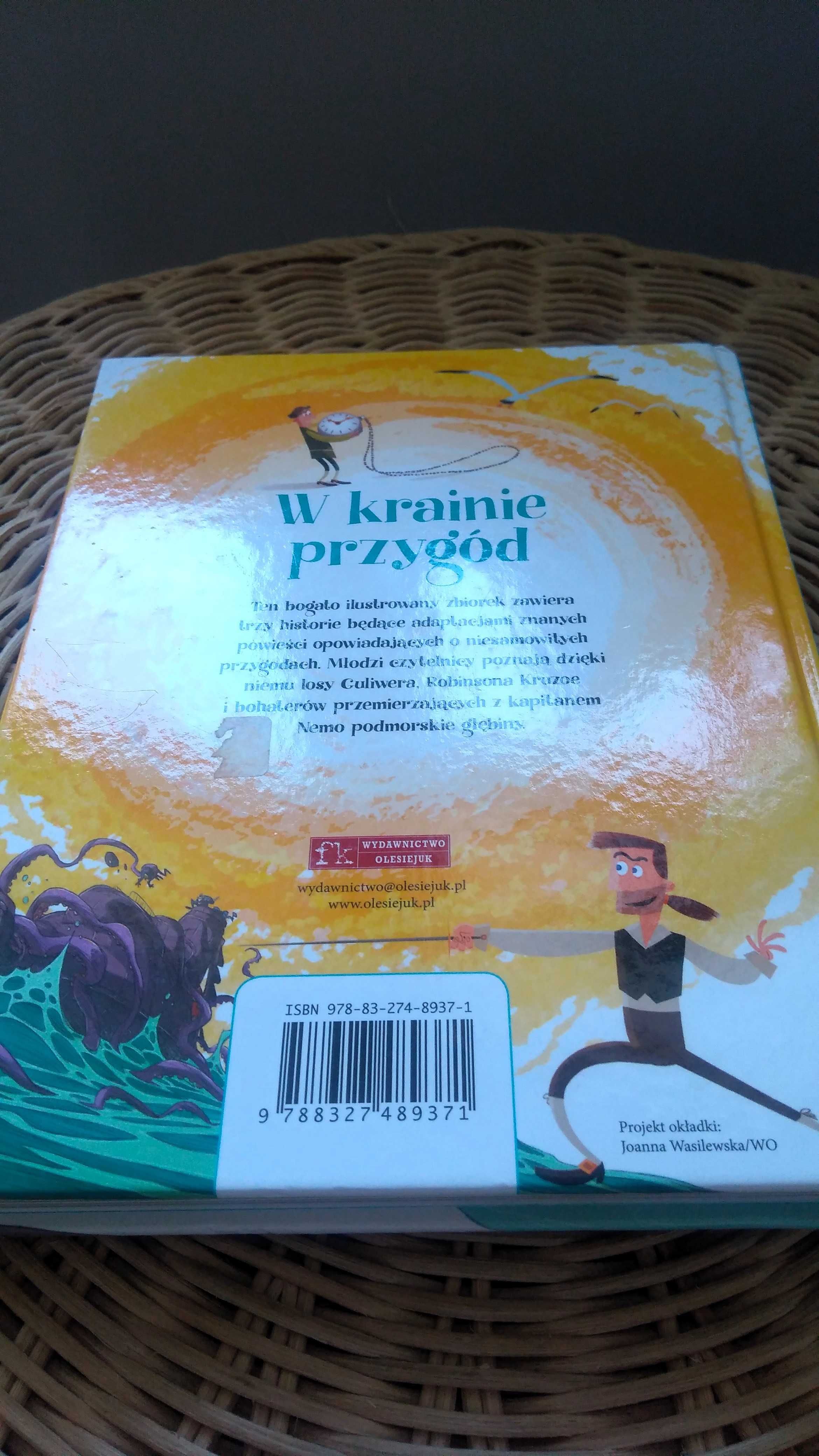 w krainie przygód twarda oprawa książka