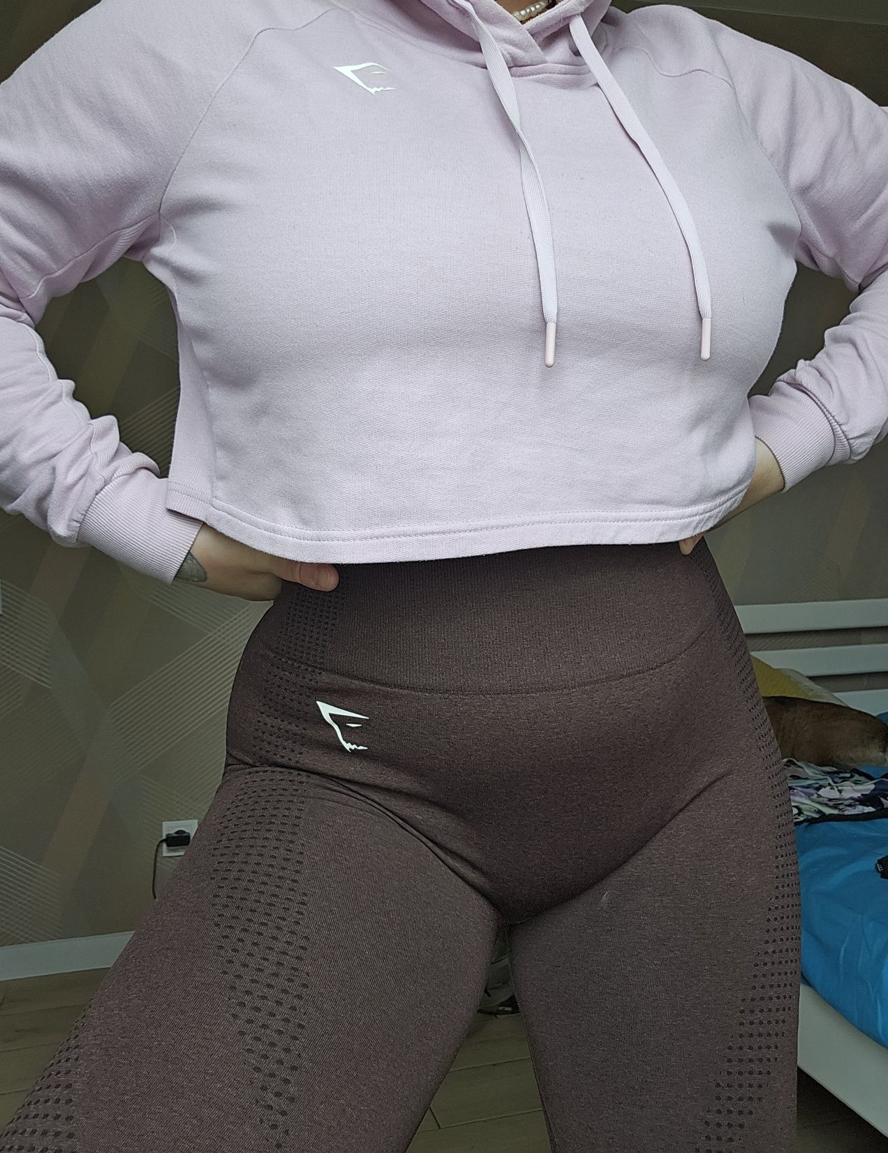 Gymshark  Rebook лосини nike pro Лосины pima спортивные  леггинсы