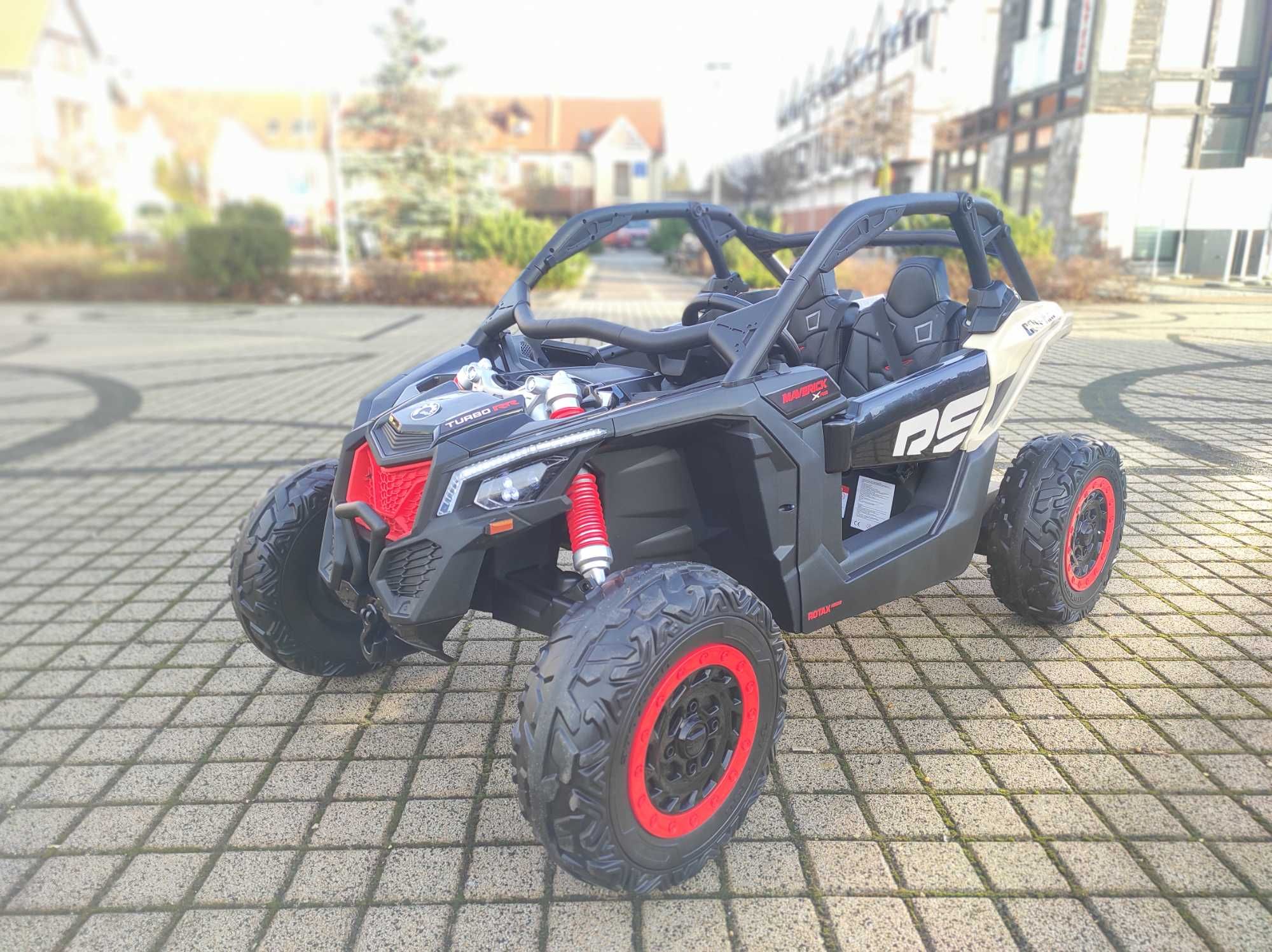 Pojazd Buggy CAN-AM Maverick 3 Turbo RR Czarny 4x200w