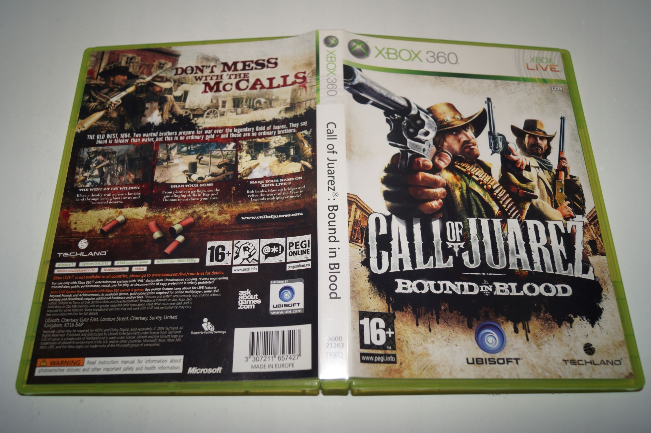 Call Of Juarez Bound In Blood Microsoft Xbox 360