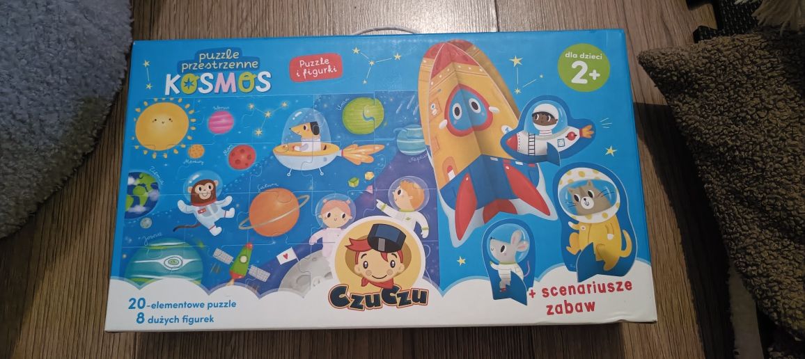 Czuczu puzzle przestrzenne kosmos (puzzle +figurki)