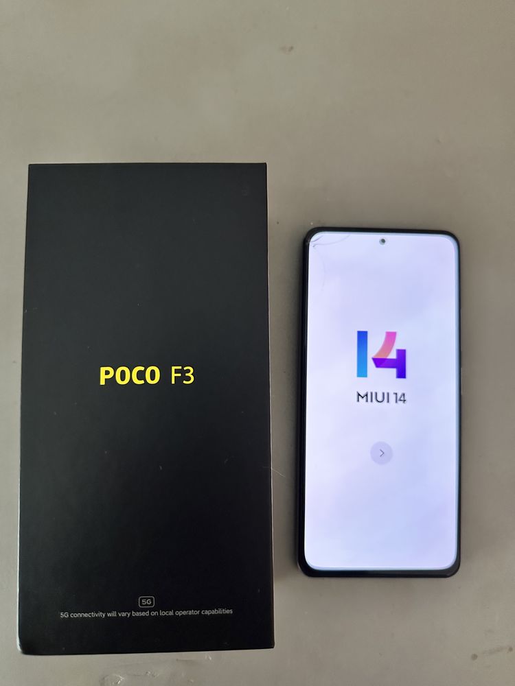 Xiaomi Poco F3 cor artic white