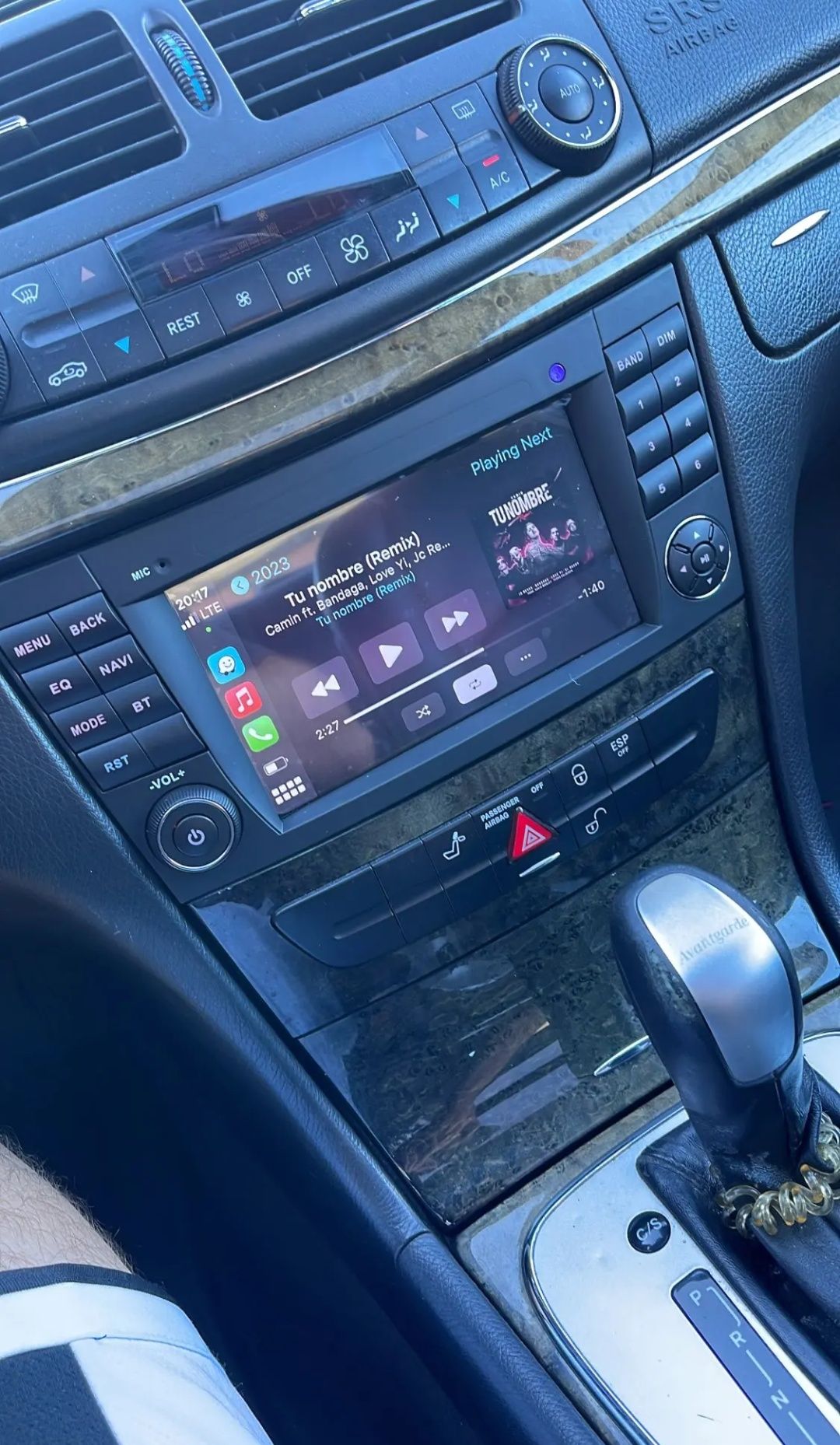Rádio Android 13 com o Mercedes W211/CLS (Novo)