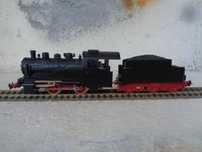 1:87 PIKO Locomotiva a vapor com tender da DB BR 98 comboio