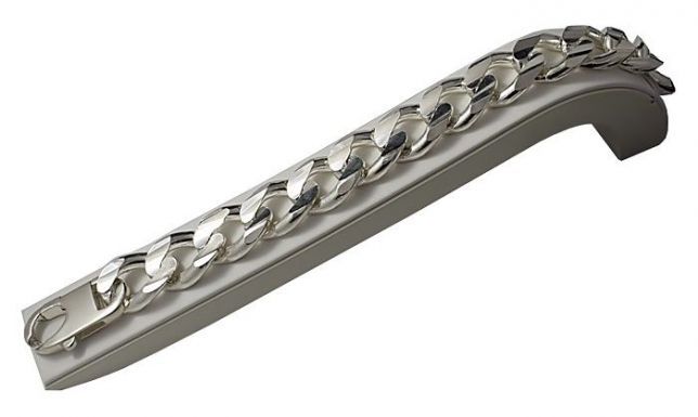 Srebrna Gruba Bransoleta PANCERKA 1,85 cm Szeroka GRAWER GRATIS