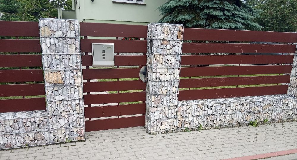 Gabiony Kosze Gabionowe Gabion Donice Kamień Łupany Kostka Granitowa